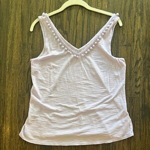 Women's Lavender Sleeveless Top